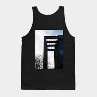 Modern building and two birds Tank Top